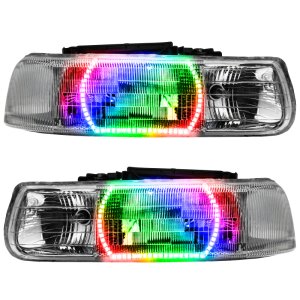 GMC Yukon Headlight Assembly - ORACLE Lighting - ColorSHIFT w/ Simple Controller - `00-`06